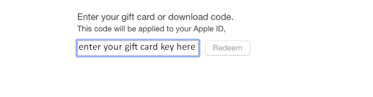 Инструкция по активации Apple & iTunes Gift Card