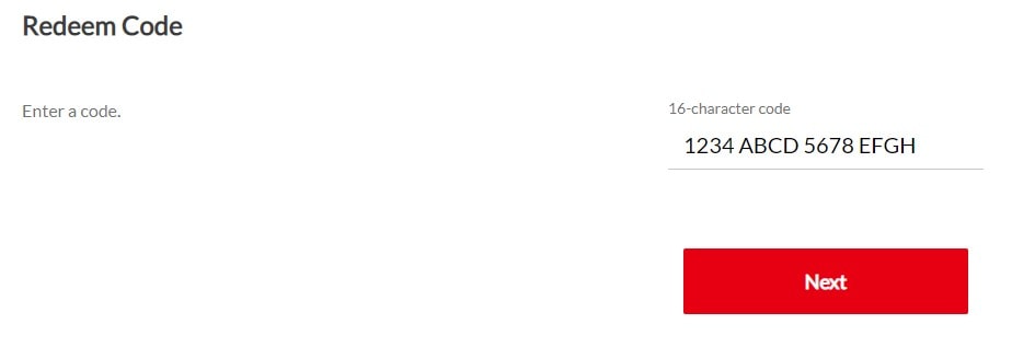 Nintendo Switch Gift Card/Key Activation