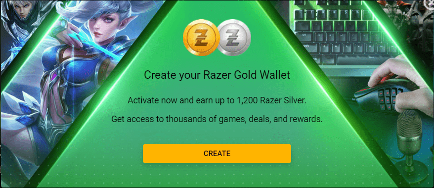 Razer Gold Gift Card Activation