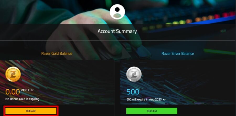 Razer Gold Gift Card Activation