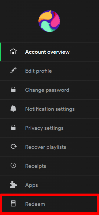 Spotify Gift Card Activation
