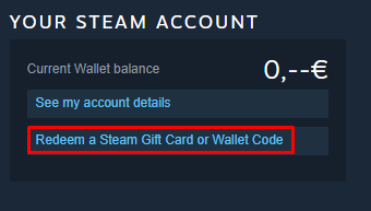 Steam Gift Card Activation