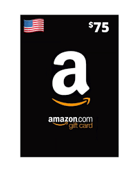 Amazon gift card 75 USD (USA)