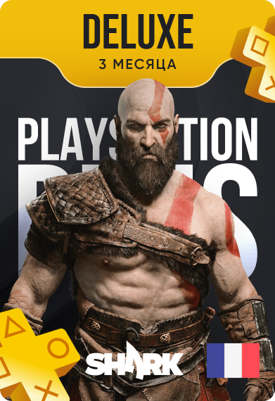 Подписка PlayStation PS Plus Deluxe Premium 3 месяца, регион Франция