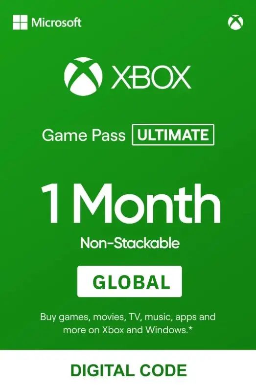Подписка Xbox Game Pass Ultimate USA, 1 месяц, регион США
