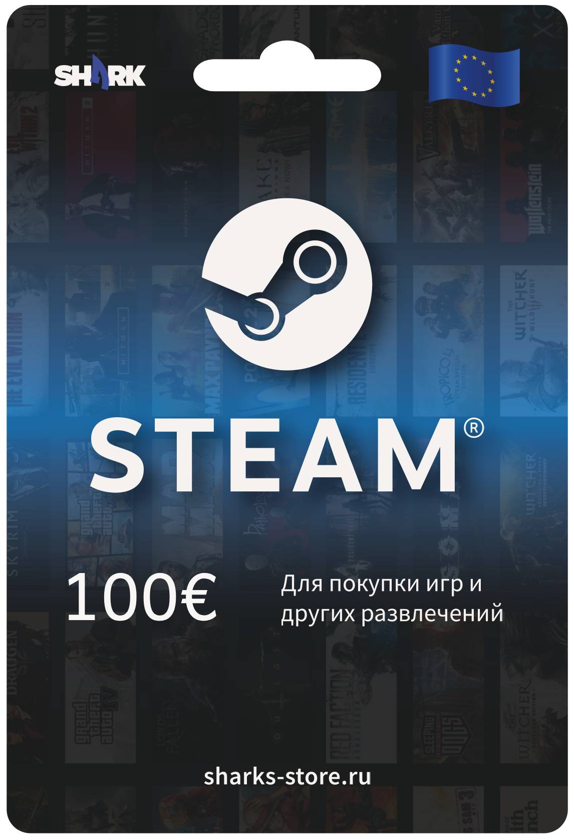 Steam gift card 100 EUR (Europe)