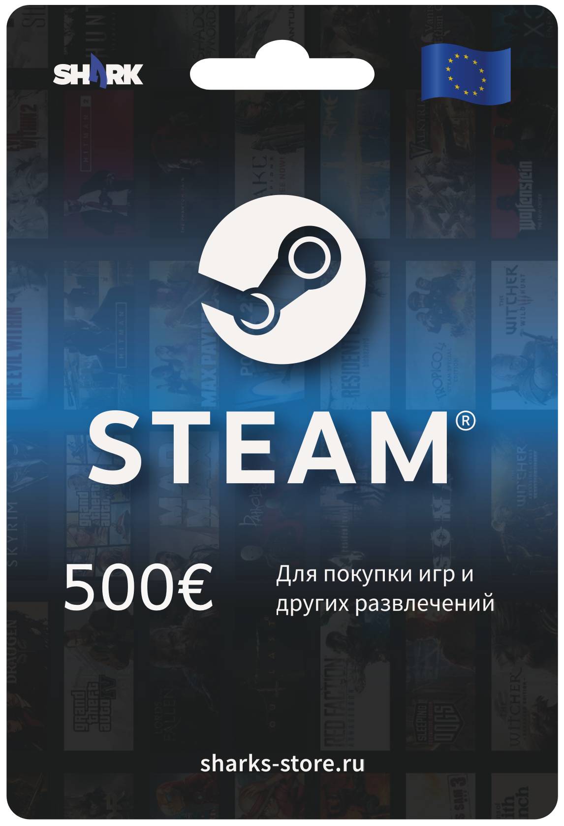 Steam gift card 500 EUR (Europe)